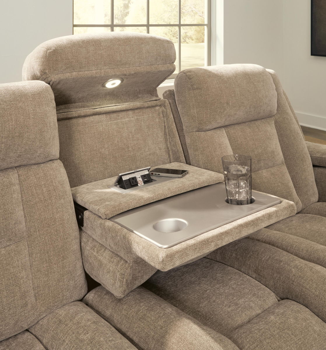 Mixed Motion - Power Reclining Sofa With Adjustable Headrest - Image 7