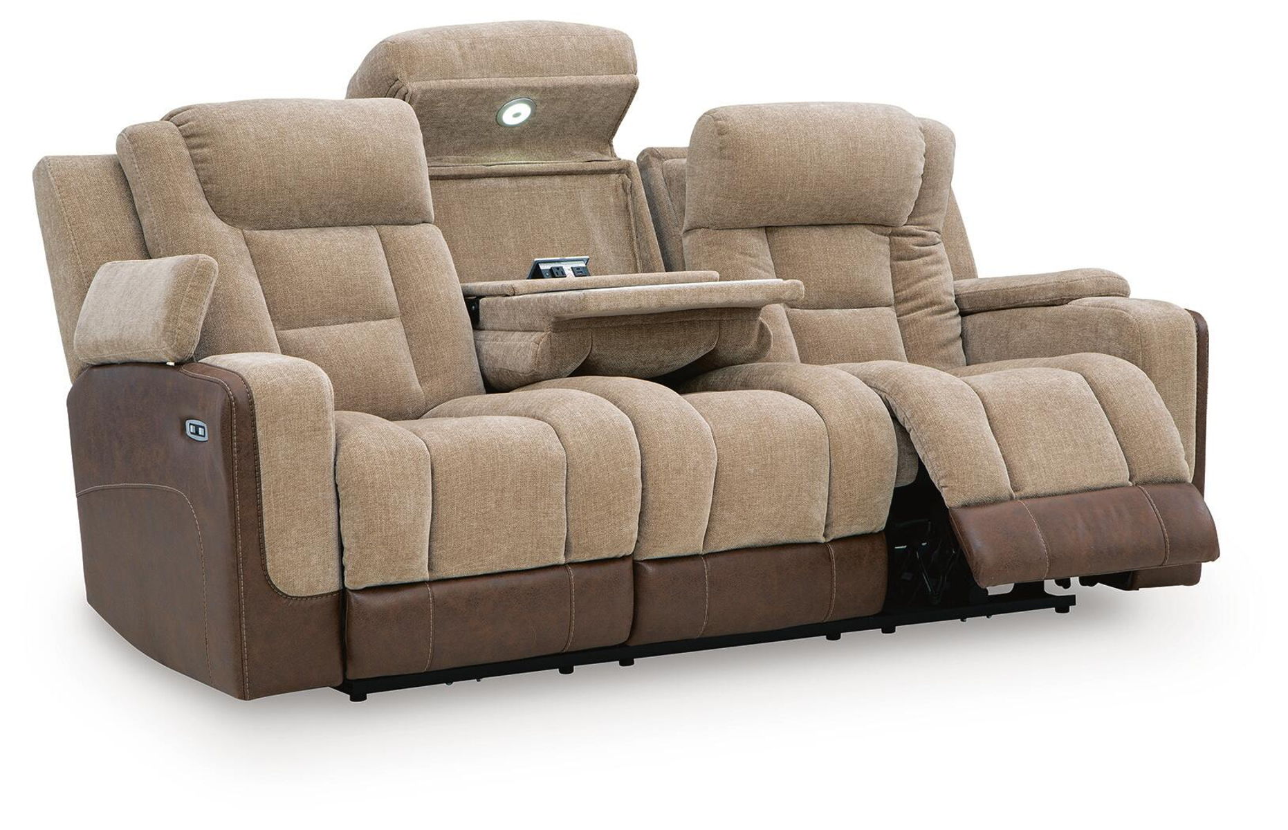 Mixed Motion - Power Reclining Sofa With Adjustable Headrest - Image 3