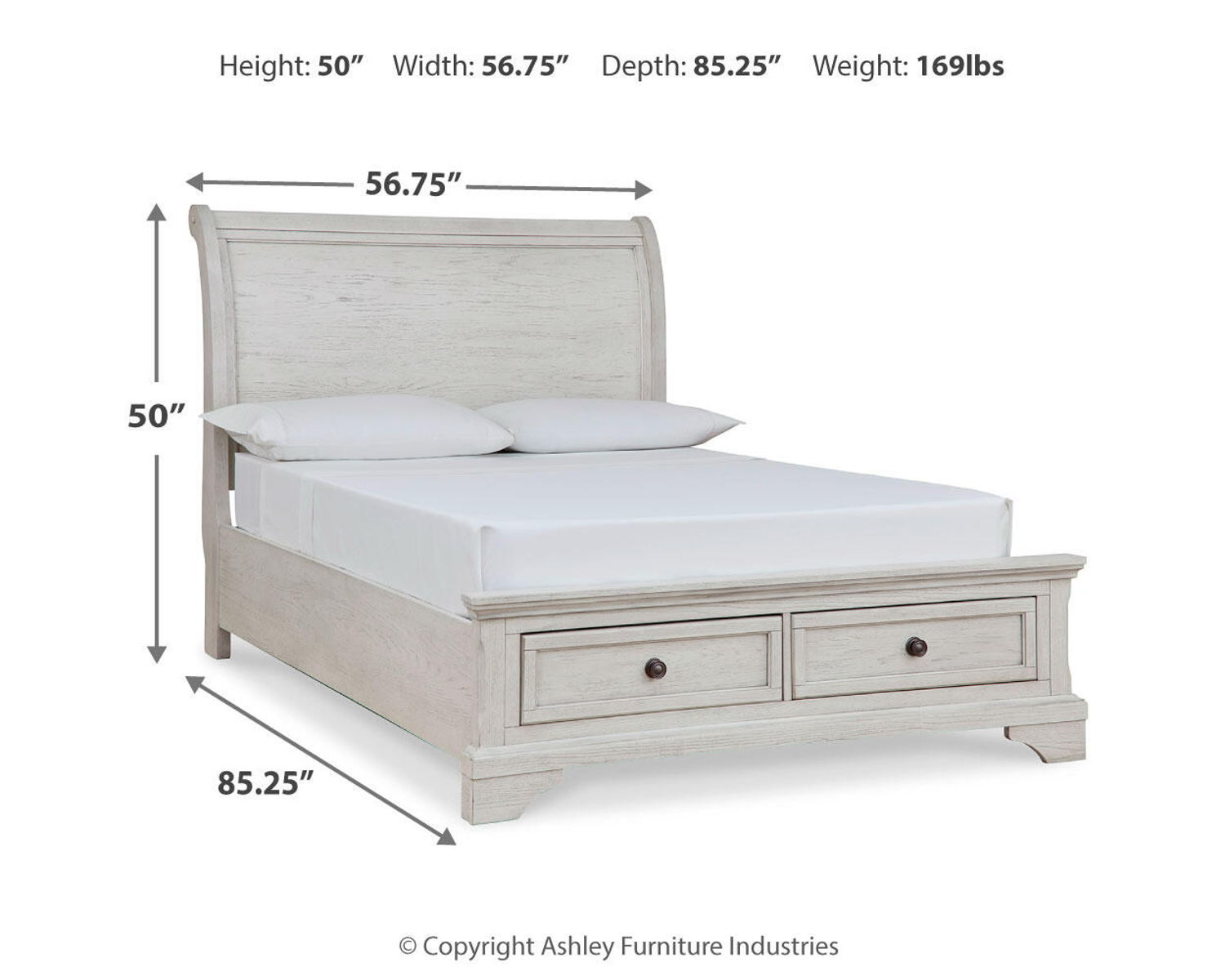 Robbinsdale - Sleigh Bed - Image 20