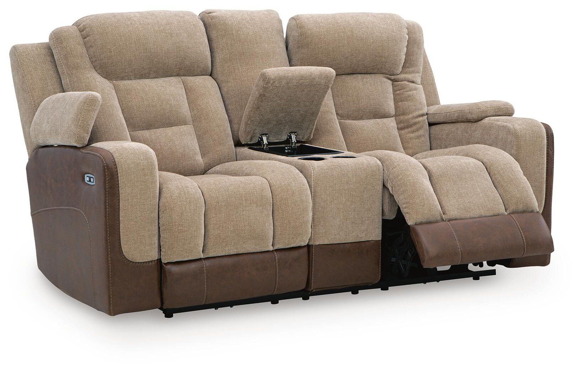 Mixed Motion - Power Reclining Loveseat With Console / Adjustable Headrest - Image 18