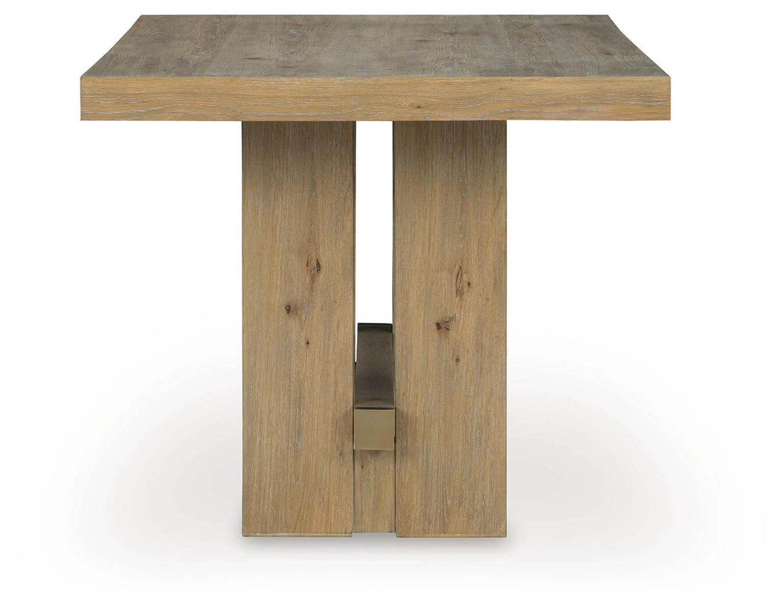 Lasinger - Rectangular Dining Room Counter Table - Light Brown - Image 3