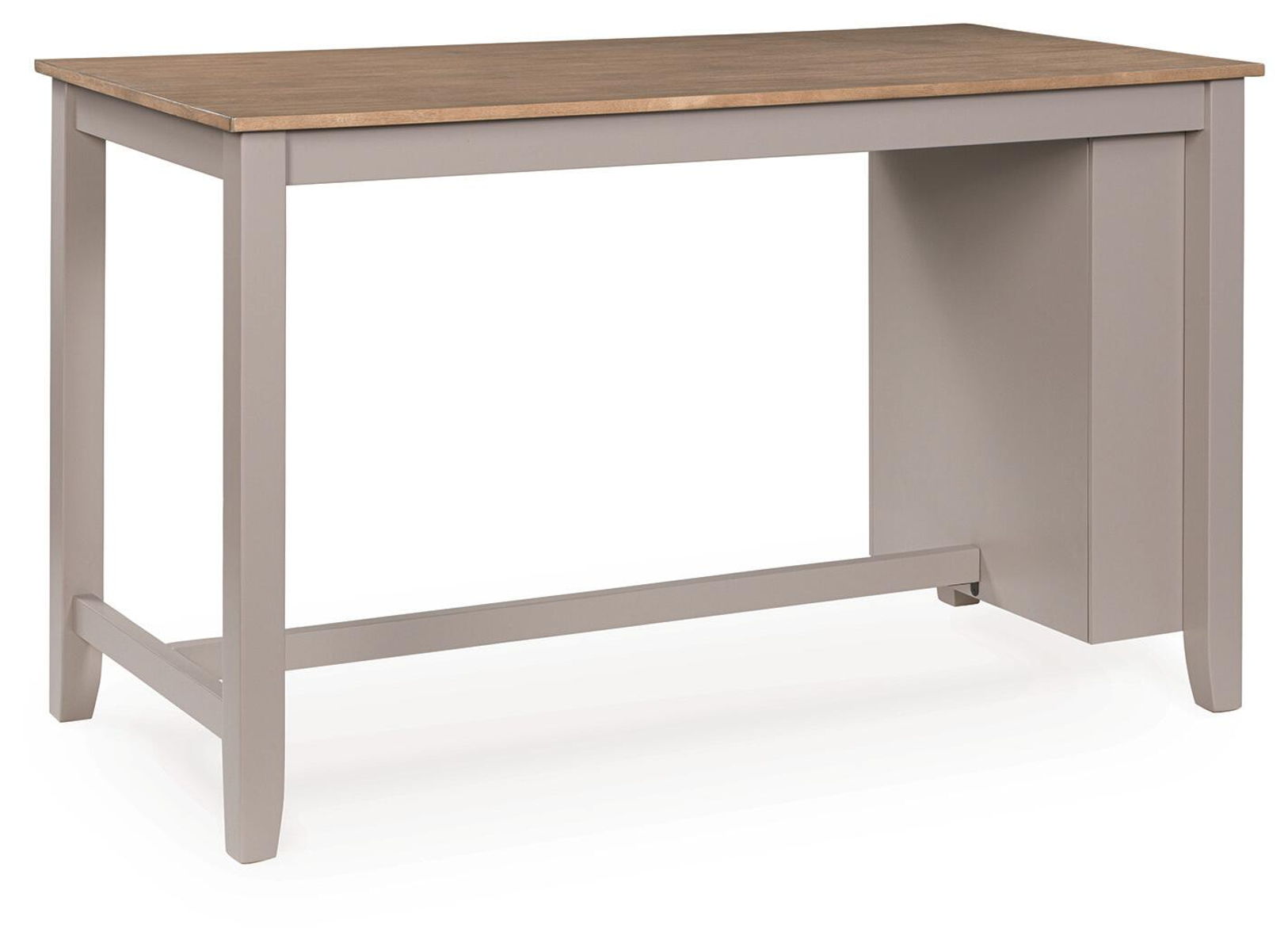Harperfeld - Rectangular Dining Room Counter Table - Natural / Gray - Image 3