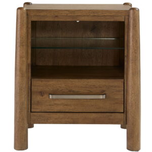 Henderson - One Drawer Nightstand - Toasted Pecan