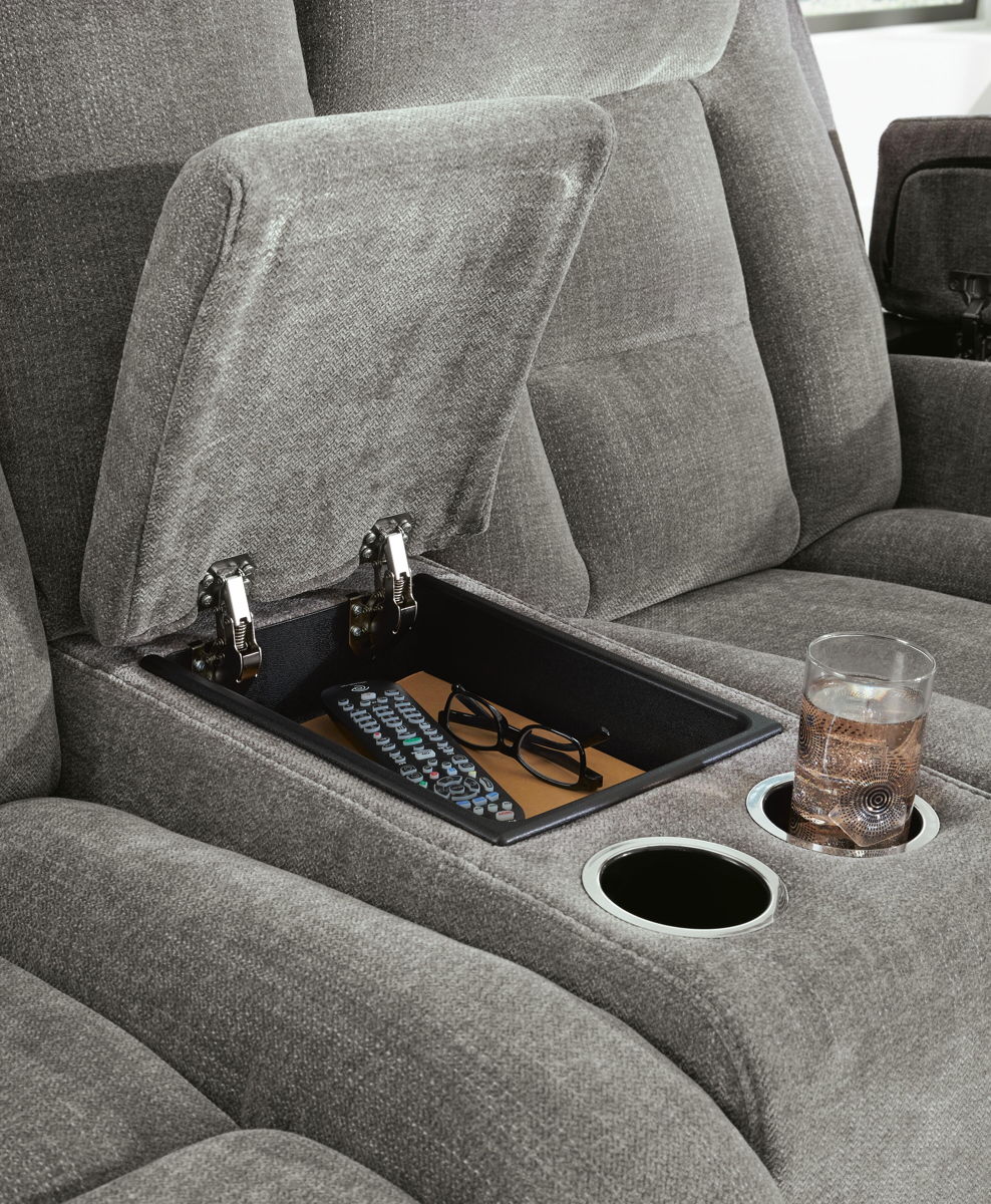 Mixed Motion - Power Reclining Loveseat With Console / Adjustable Headrest - Image 7