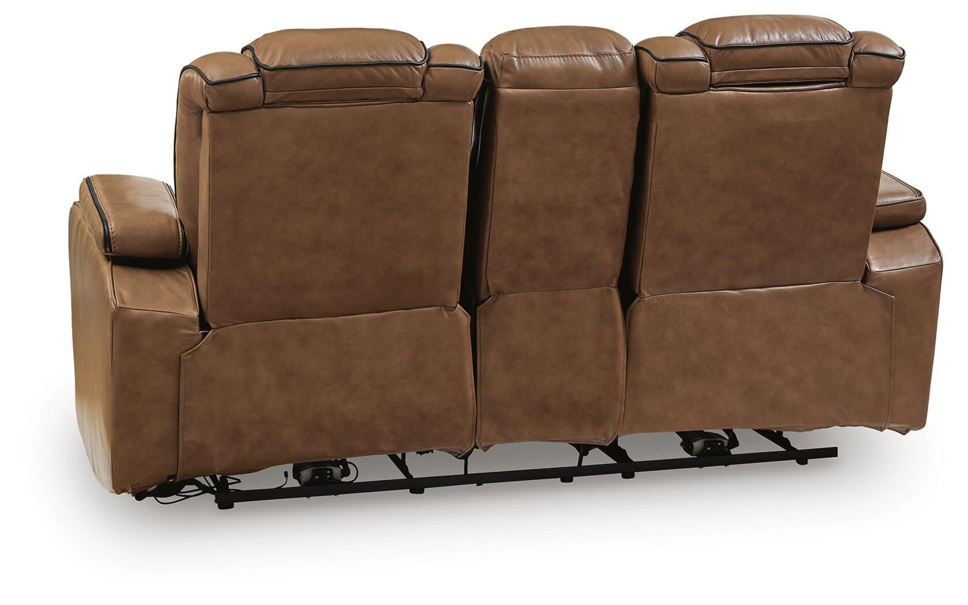 Gruaro - Power Reclining Loveseat With Console / Adjustable Headrest - Amber - Image 10