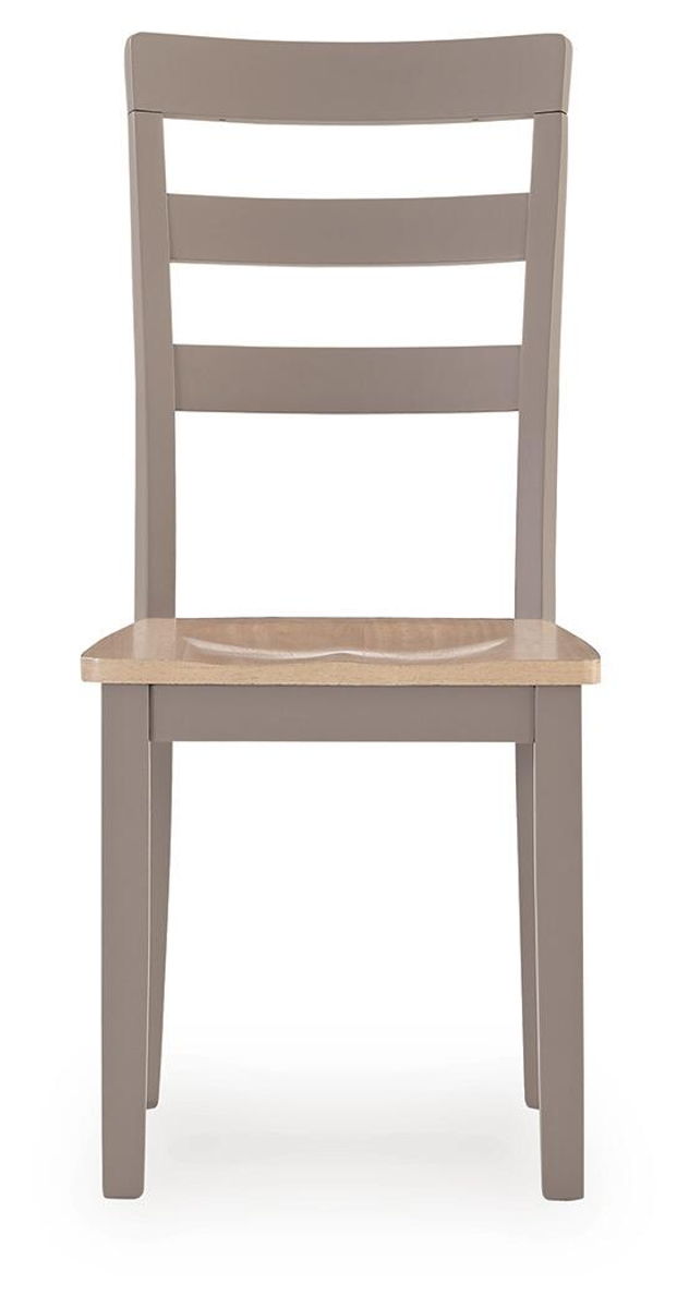 Harperfeld - Dining Room Side Chair (Set of 2) - Natural / Gray - Image 6