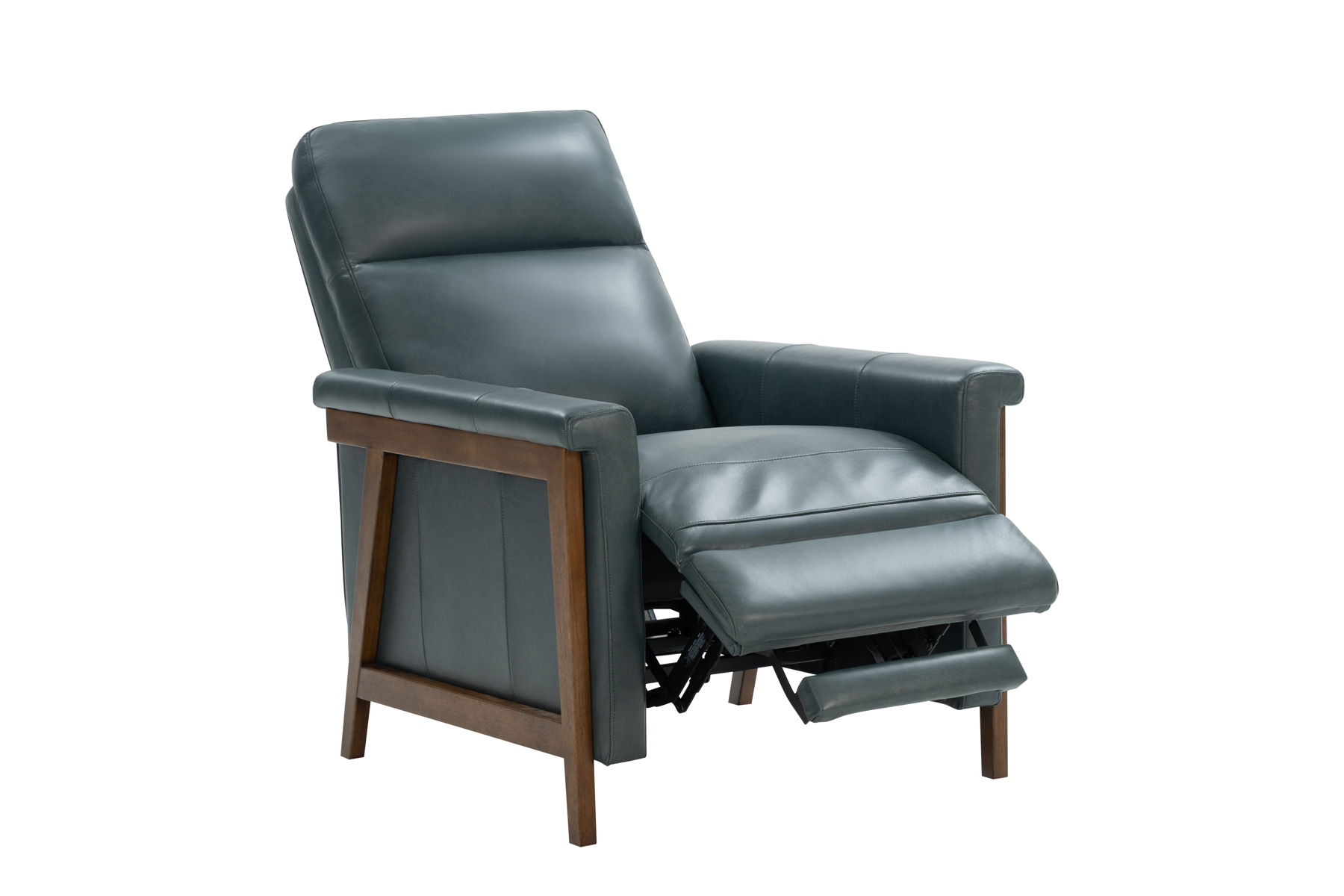 Lewiston (B) - Push Thru The Arm Recliner - Bluegray - Image 4