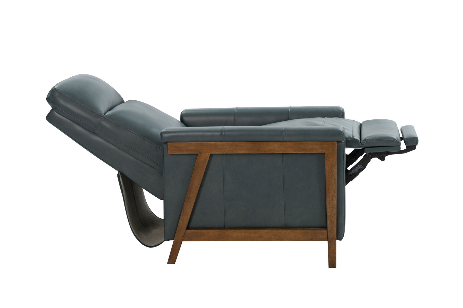 Lewiston (B) - Push Thru The Arm Recliner - Bluegray - Image 2