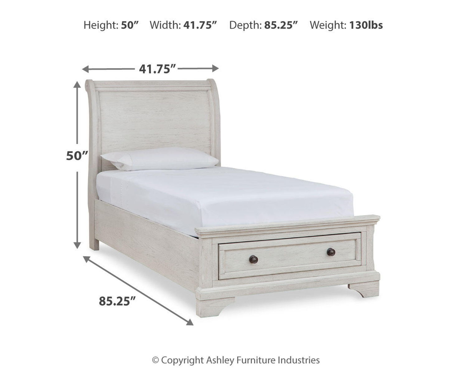 Robbinsdale - Sleigh Bed - Image 9
