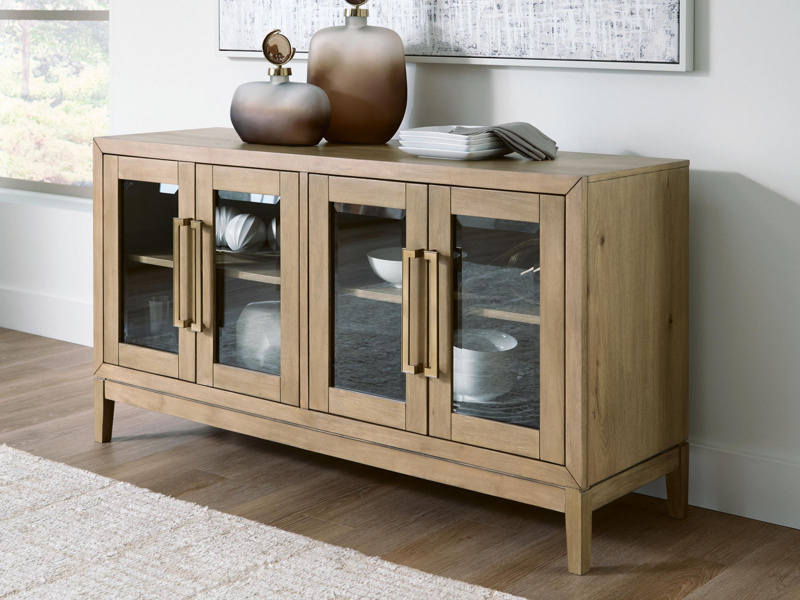 Lasinger - Dining Room Server - Light Brown - Image 3