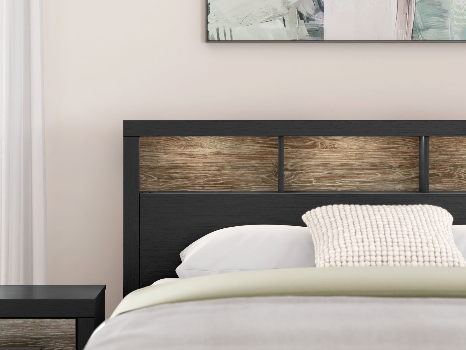 Broachmyn - Lighted Bookcase Panel Bed - Image 6