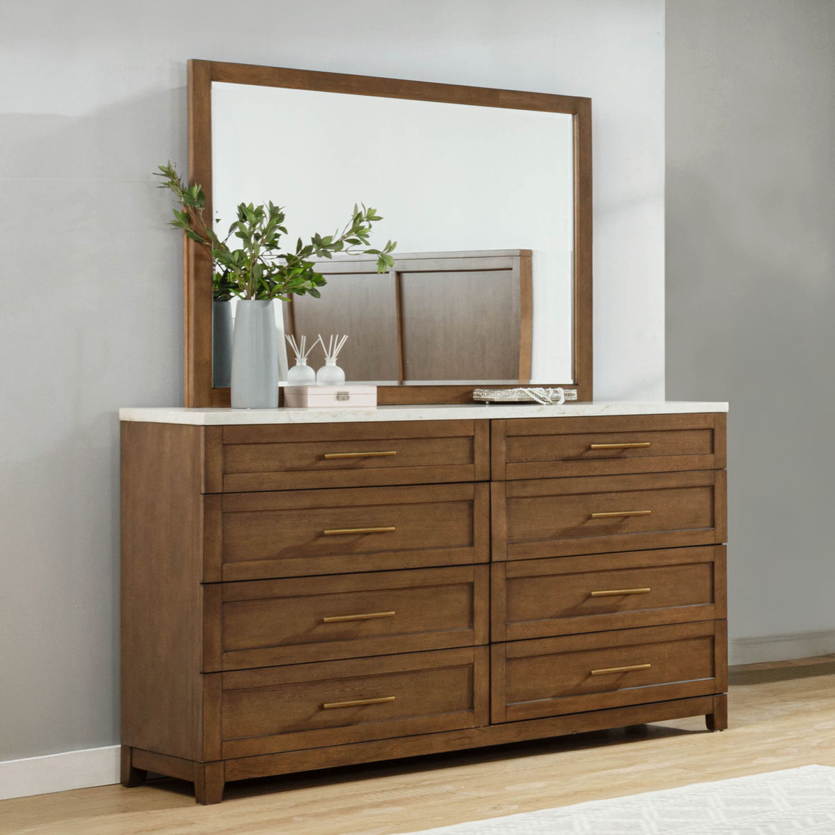 Devonshire - Mirror - Cognac