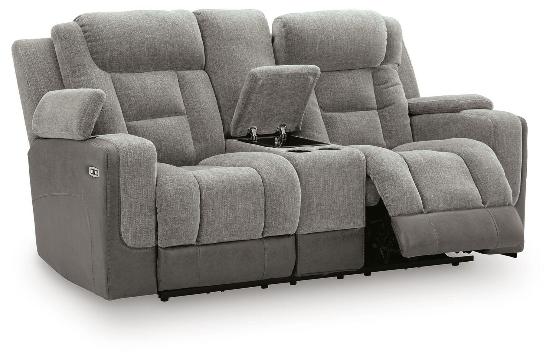 Mixed Motion - Power Reclining Loveseat With Console / Adjustable Headrest - Image 19