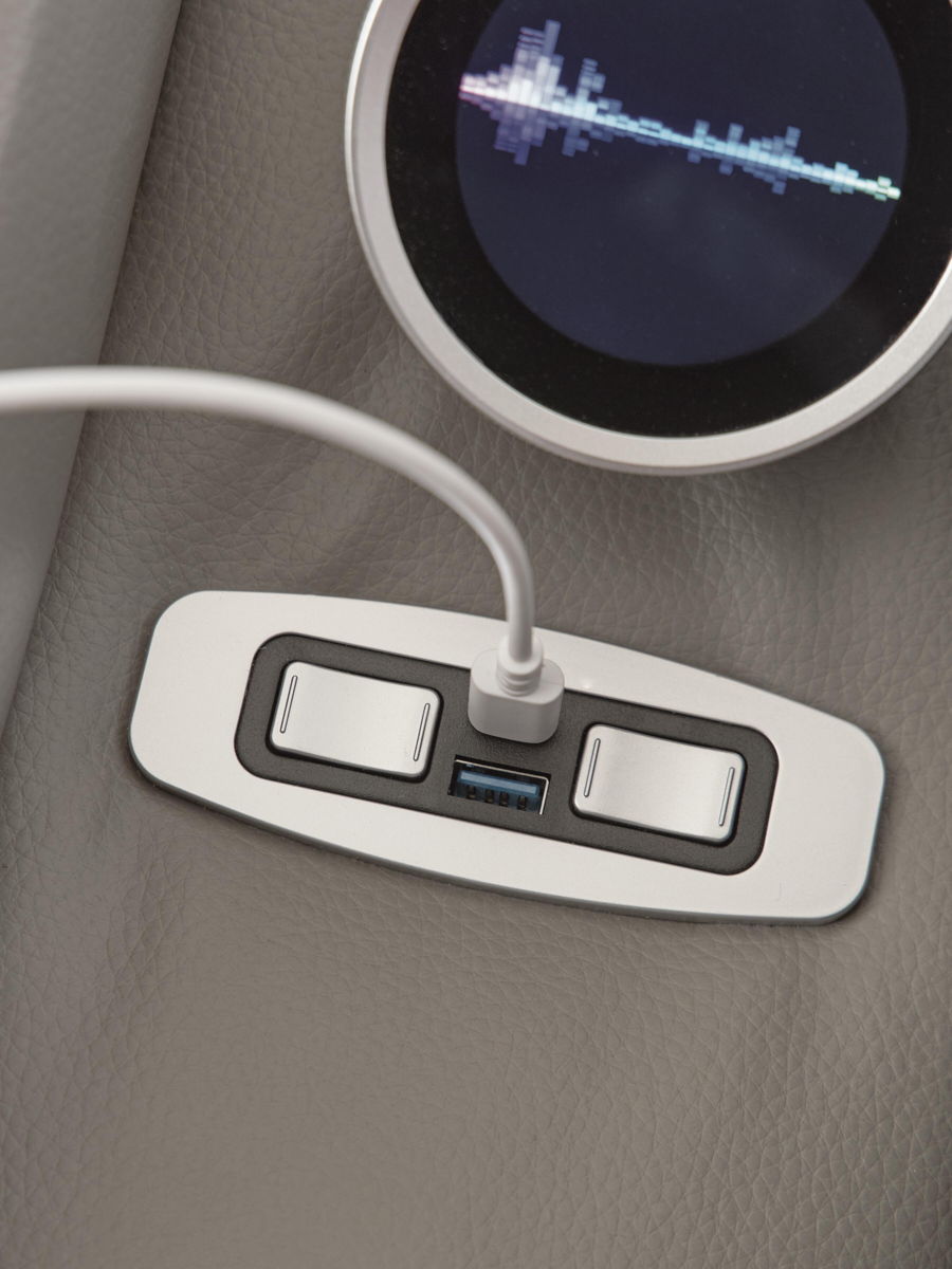 Real Moments - Power Recliner With Audio Seating - Ash - Image 3