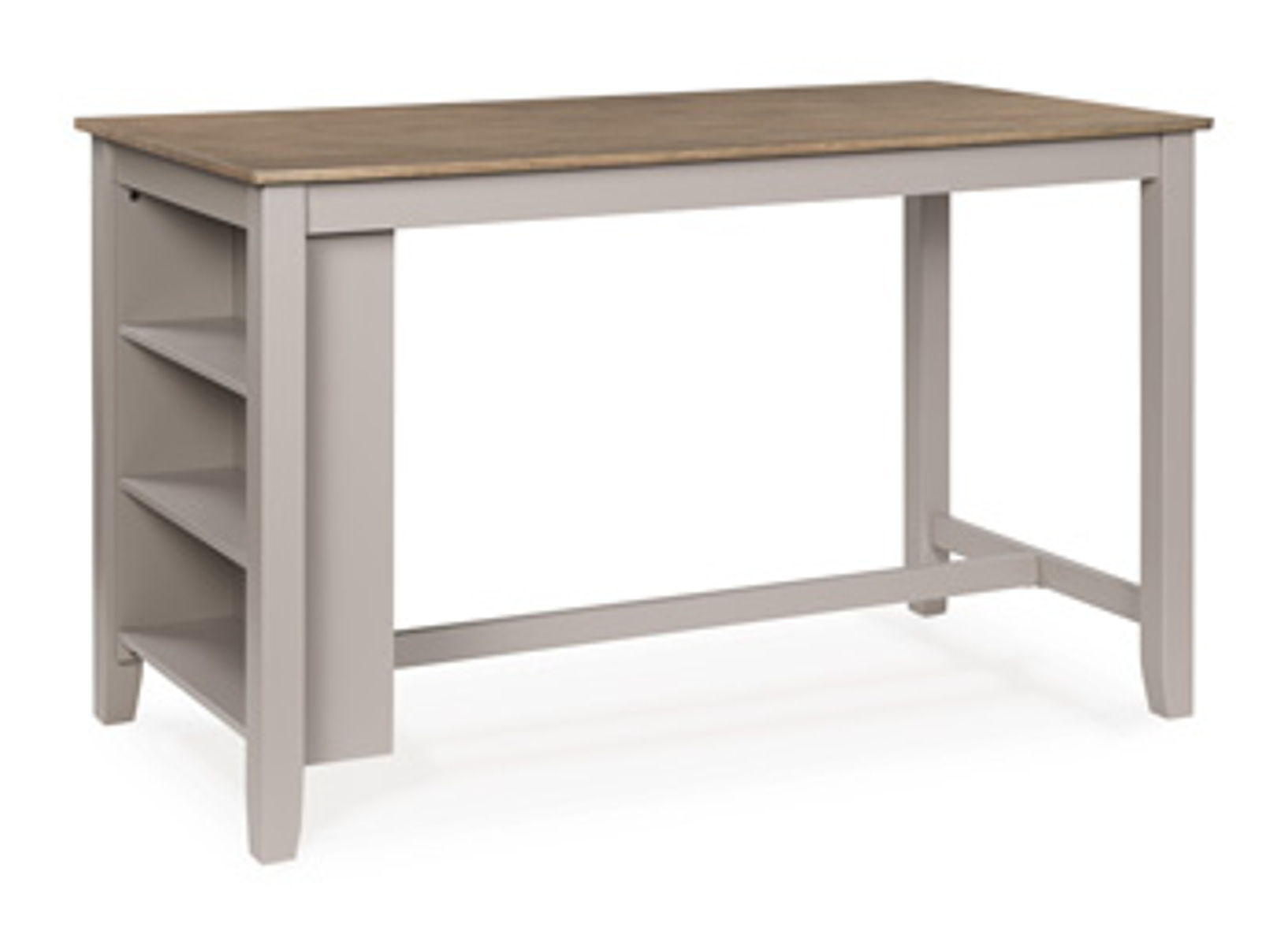 Harperfeld - Rectangular Dining Room Counter Table - Natural / Gray