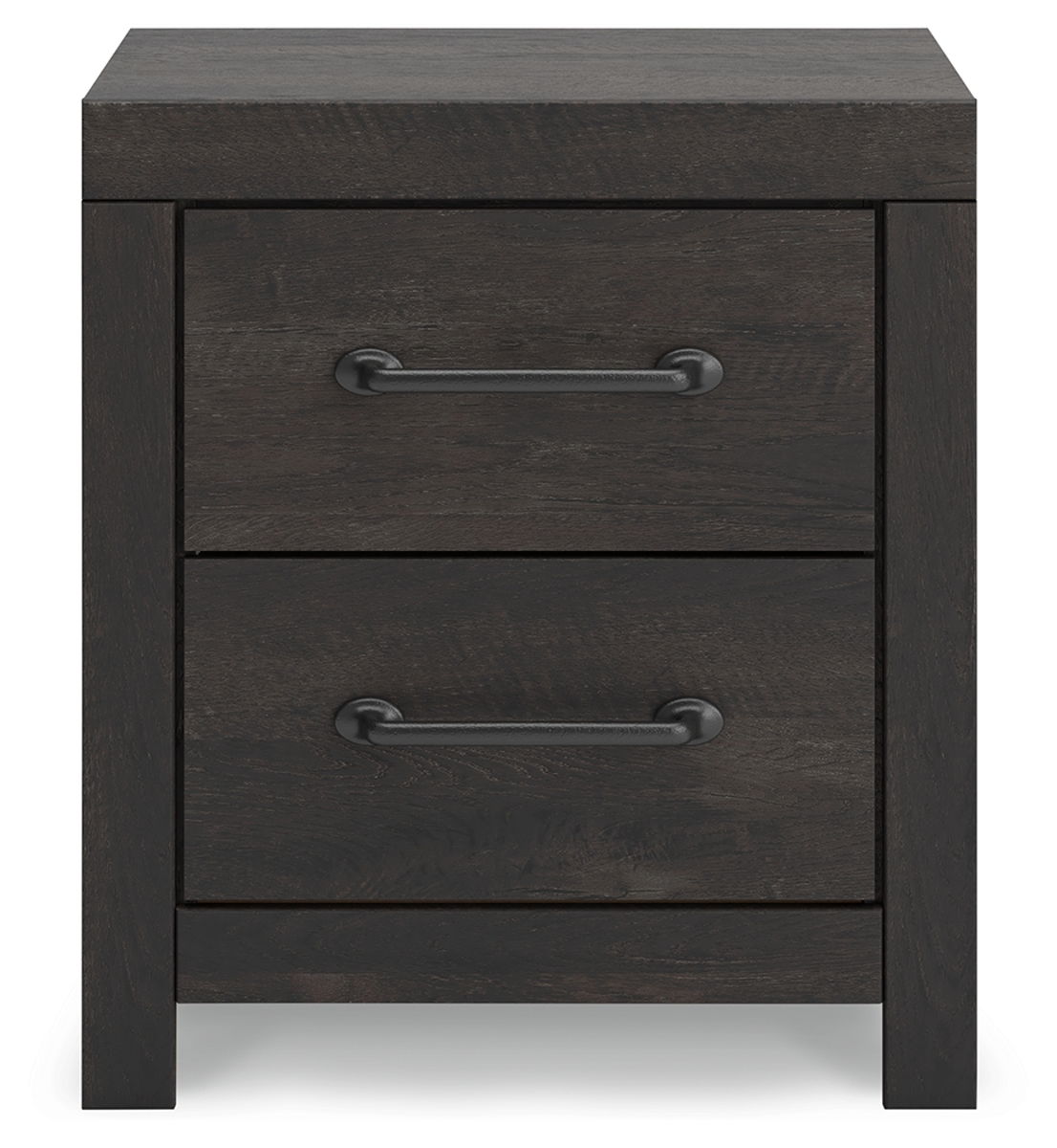 Hollivern - Two Drawer Night Stand - Dark Gray - Image 10