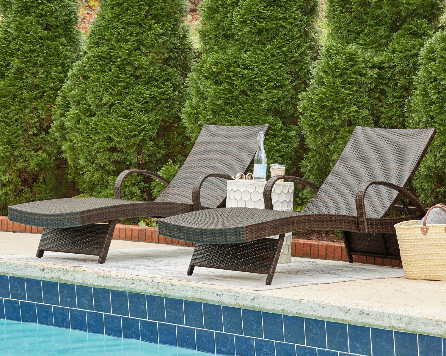 Kantana - Chaise Lounge (Set of 2) - Brown - Image 6