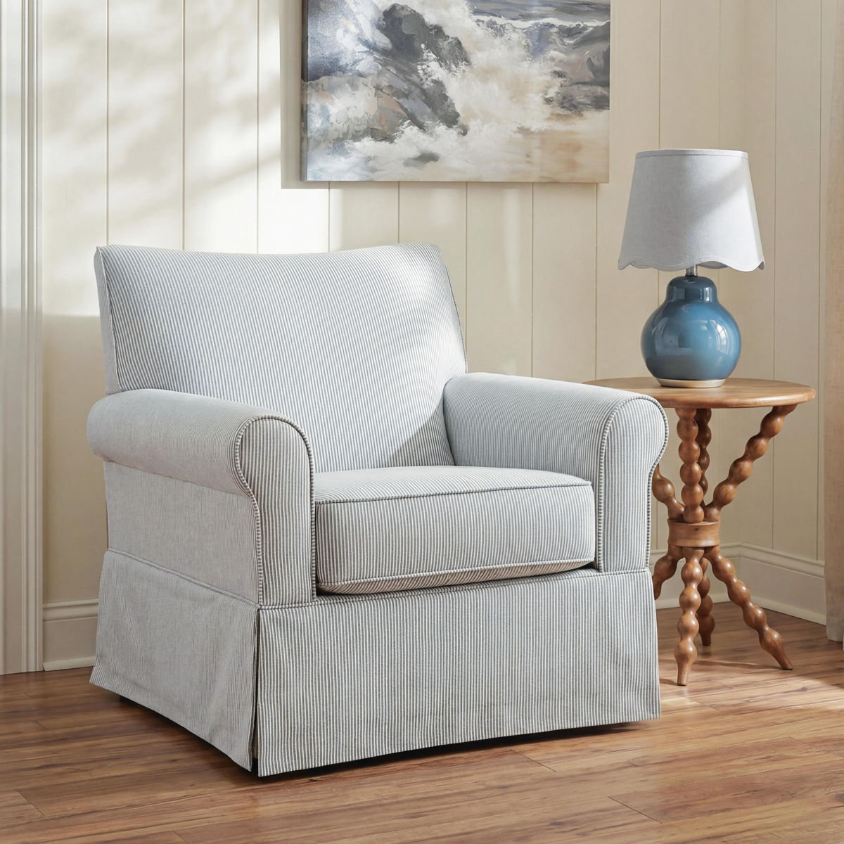 Searcy - Swivel Glider Accent Chair - Image 10