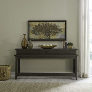 Paradise Valley - Console Bar Table - Saddle Brown