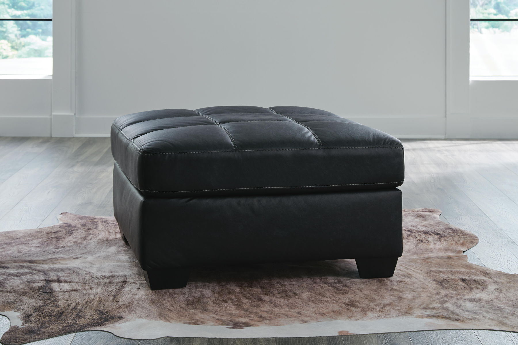 Barlin Mills - Oversized Accent Ottoman - Carbon - Image 5