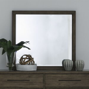 Shaker Lakes - Landscape Mirror - Harvest Brown