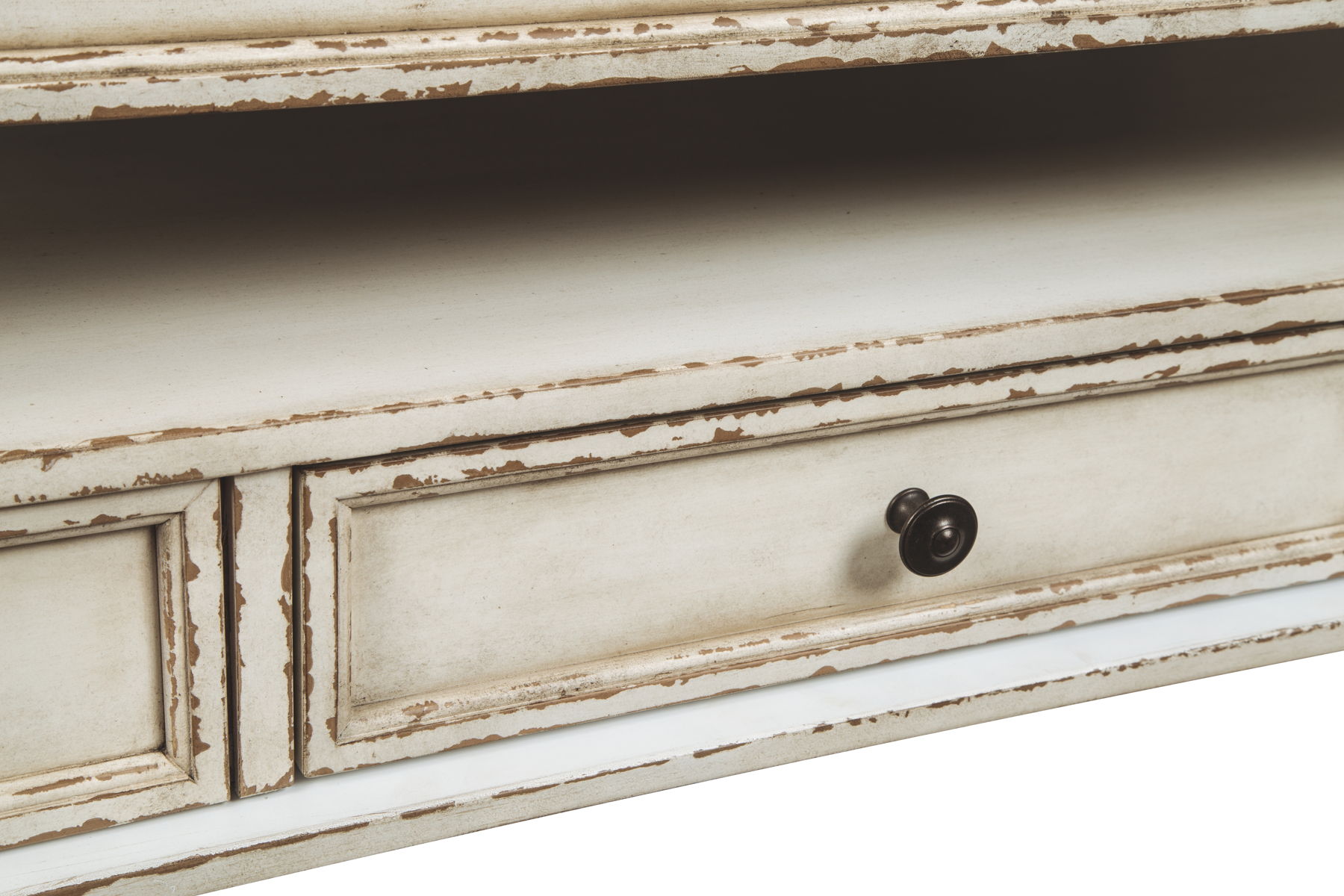 Realyn - Lift Top Cocktail Table - White / Brown - Image 10