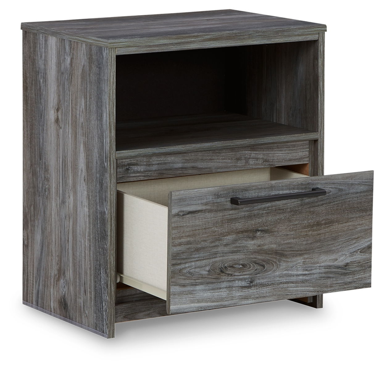 Baystorm - One Drawer Night Stand - Gray - Image 6