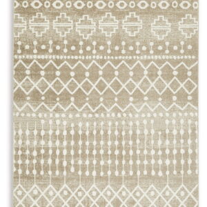 Bunchly - 5' x 7' Rug - Tan / Brown / Cream