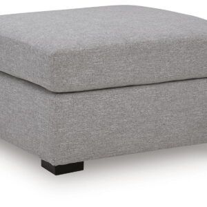 UrbanCrest - Oversized Accent Ottoman - Pewter