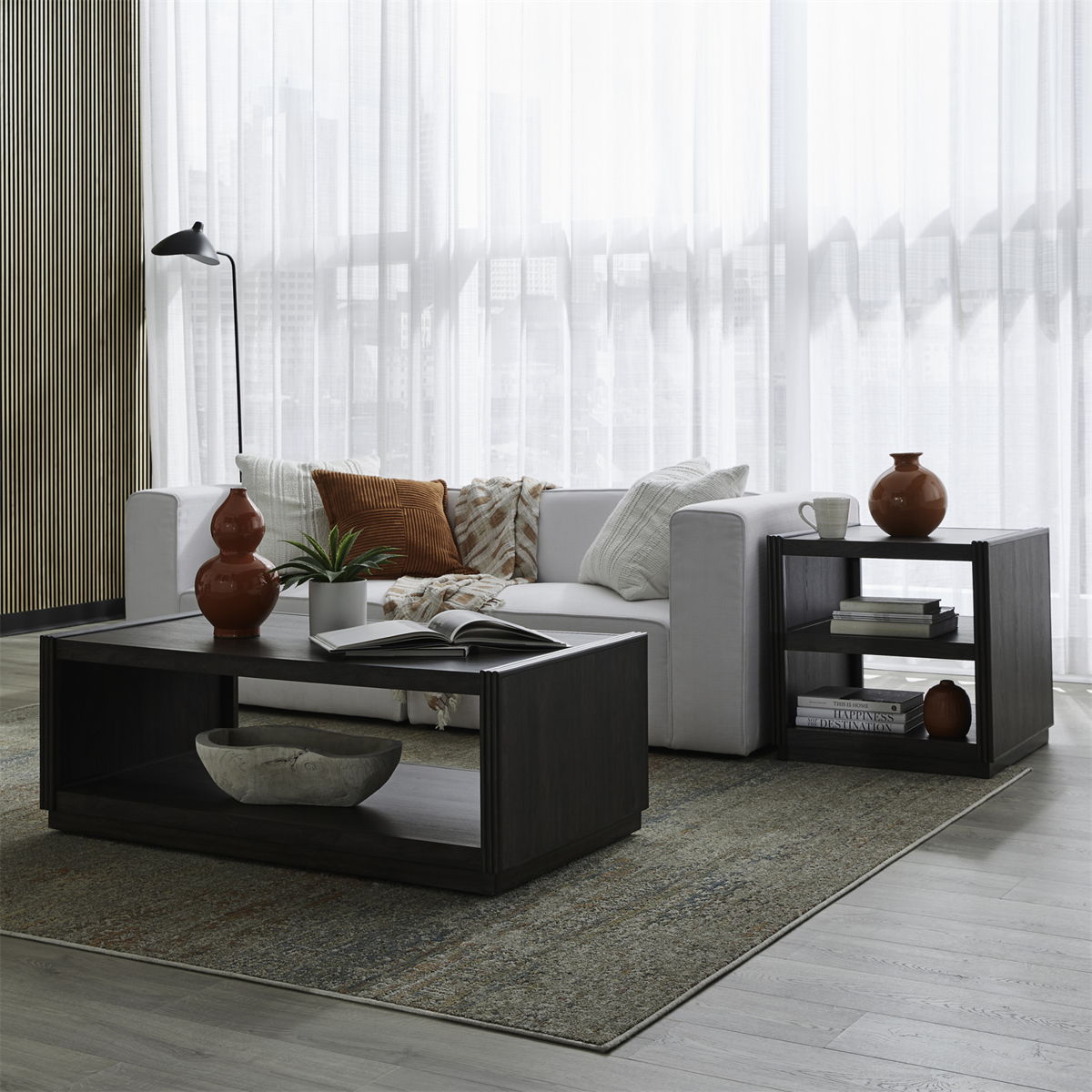 Modern Edge - 3 Piece Set - Caffe