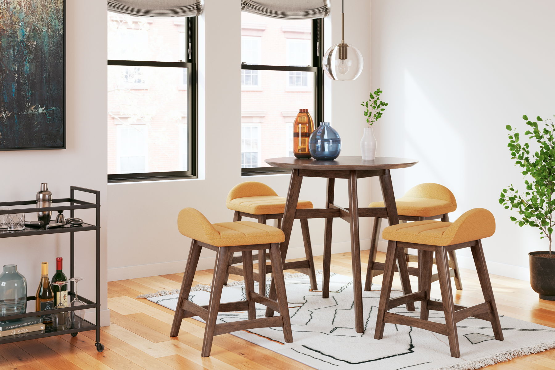 Lyncott - Upholstered Barstool (Set of 2) - Image 34