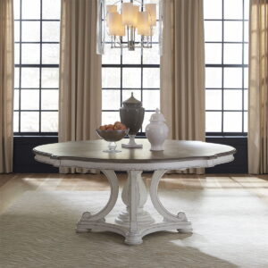 Magnolia Manor - Round Table - Antique White