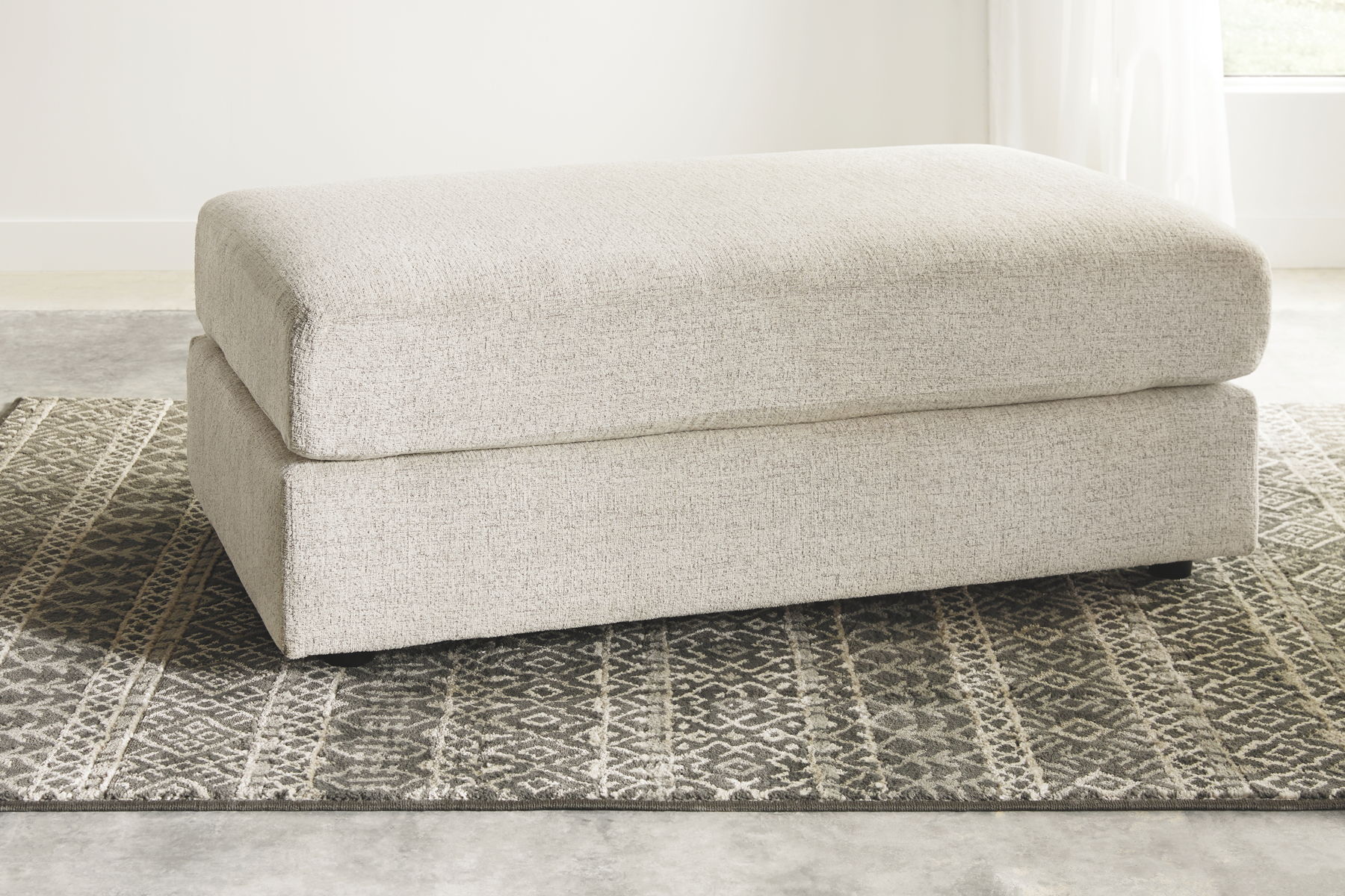 Soletren - Oversized Accent Ottoman - Stone - Image 5
