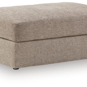 Nexora-Court - Oversized Accent Ottoman - Burlap