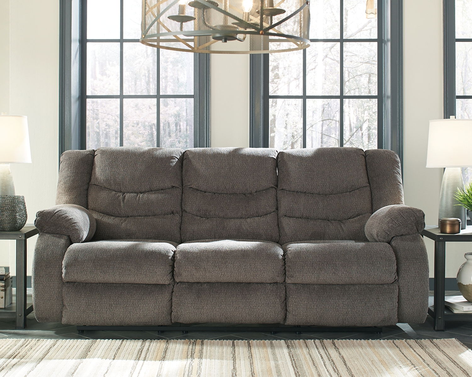 Tulen - Reclining Sofa - Gray - Image 7
