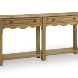 Whitmund - Console Sofa Table - Light Brown