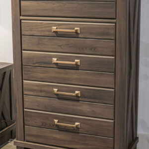 Vonitta Bay - Five Drawer Chest - Dark Brown