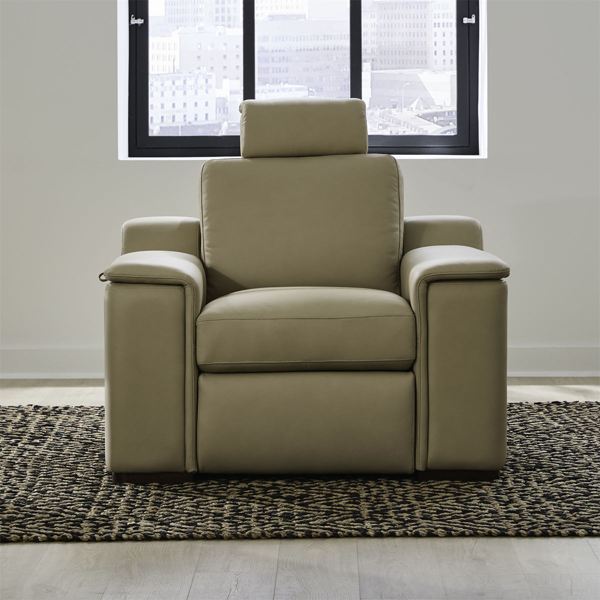 Armon - Chair With Power Footrest & ZG - Oslo Fawn
