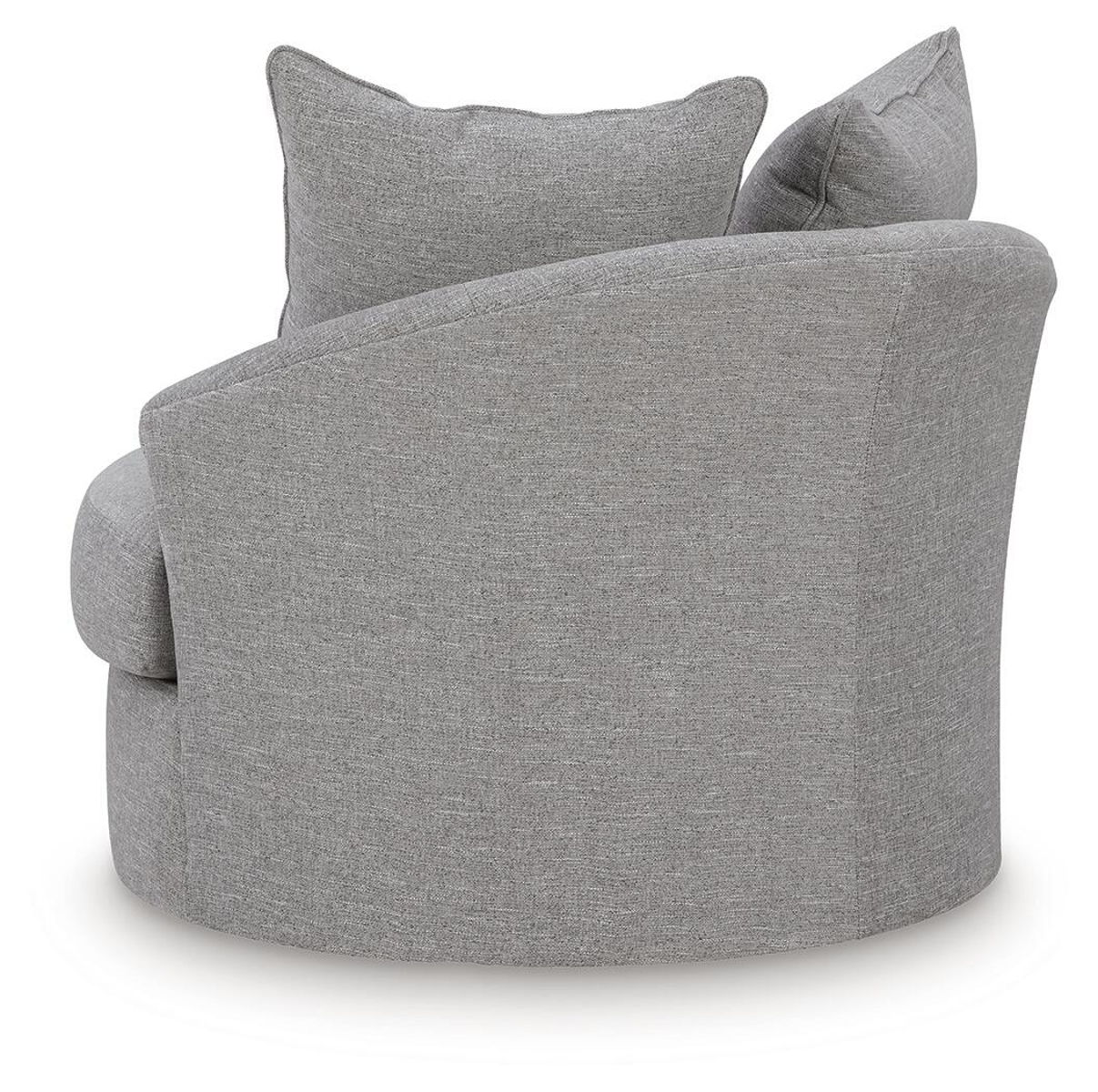 UrbanCrest - Swivel Accent Chair - Pewter - Image 3