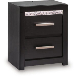 Brizmore - Two Drawer Night Stand - Black