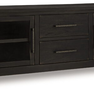 Galliden - Extra Large TV Stand - Black