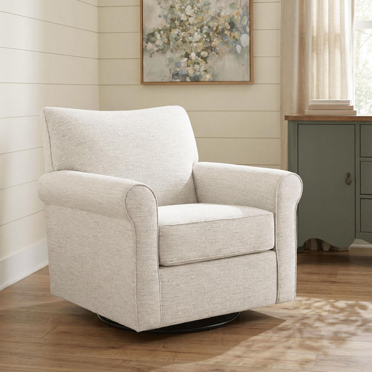 Renley - Swivel Glider Accent Chair - Image 2