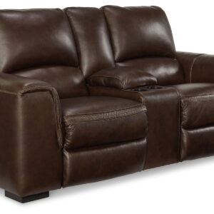 Alessandro - PWR REC Loveseat/Con/Adj HDRST - Walnut