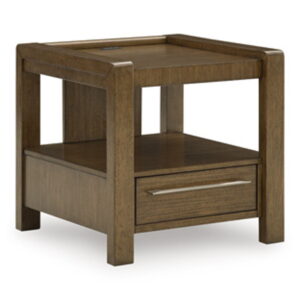 Marxmore - Square End Table - Brown