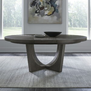 Cascade Falls - Pedestal Table - Satin Espresso