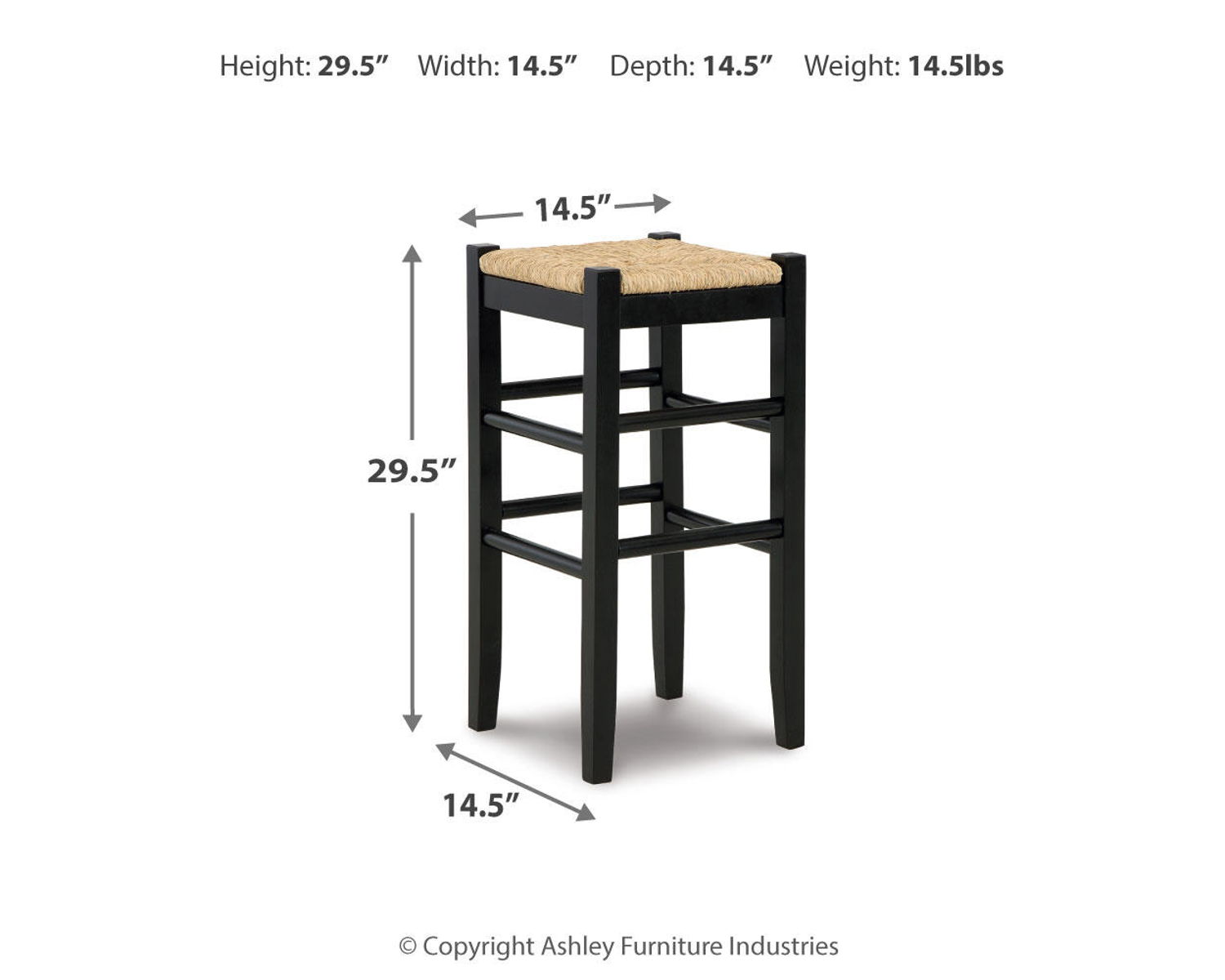 Mirimyn - Tall Stool (Set of 2) - Black - Image 4