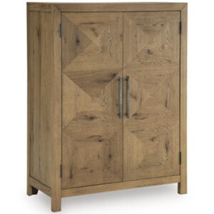 Clayburns - Bar Cabinet - Light Brown