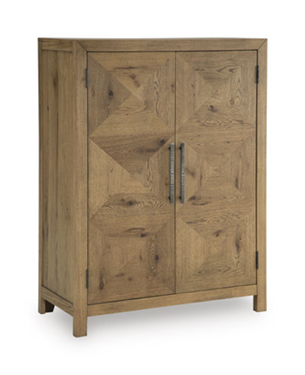 Clayburns - Bar Cabinet - Light Brown