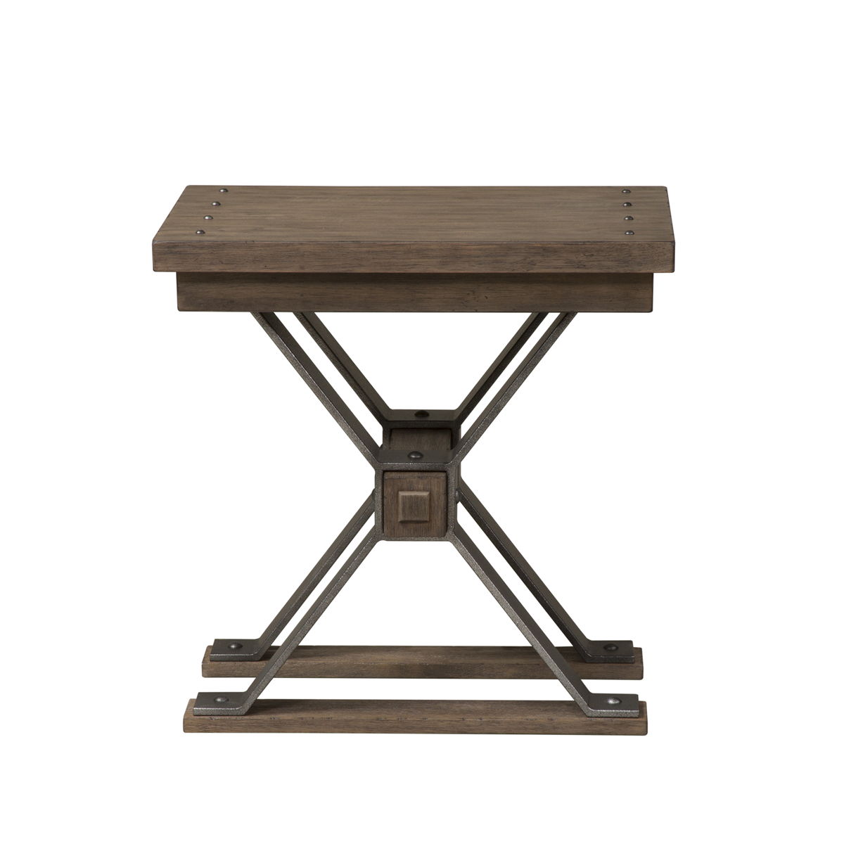 Sonoma Road - Chair Side Table - Weathered Beaten Bark - Image 3