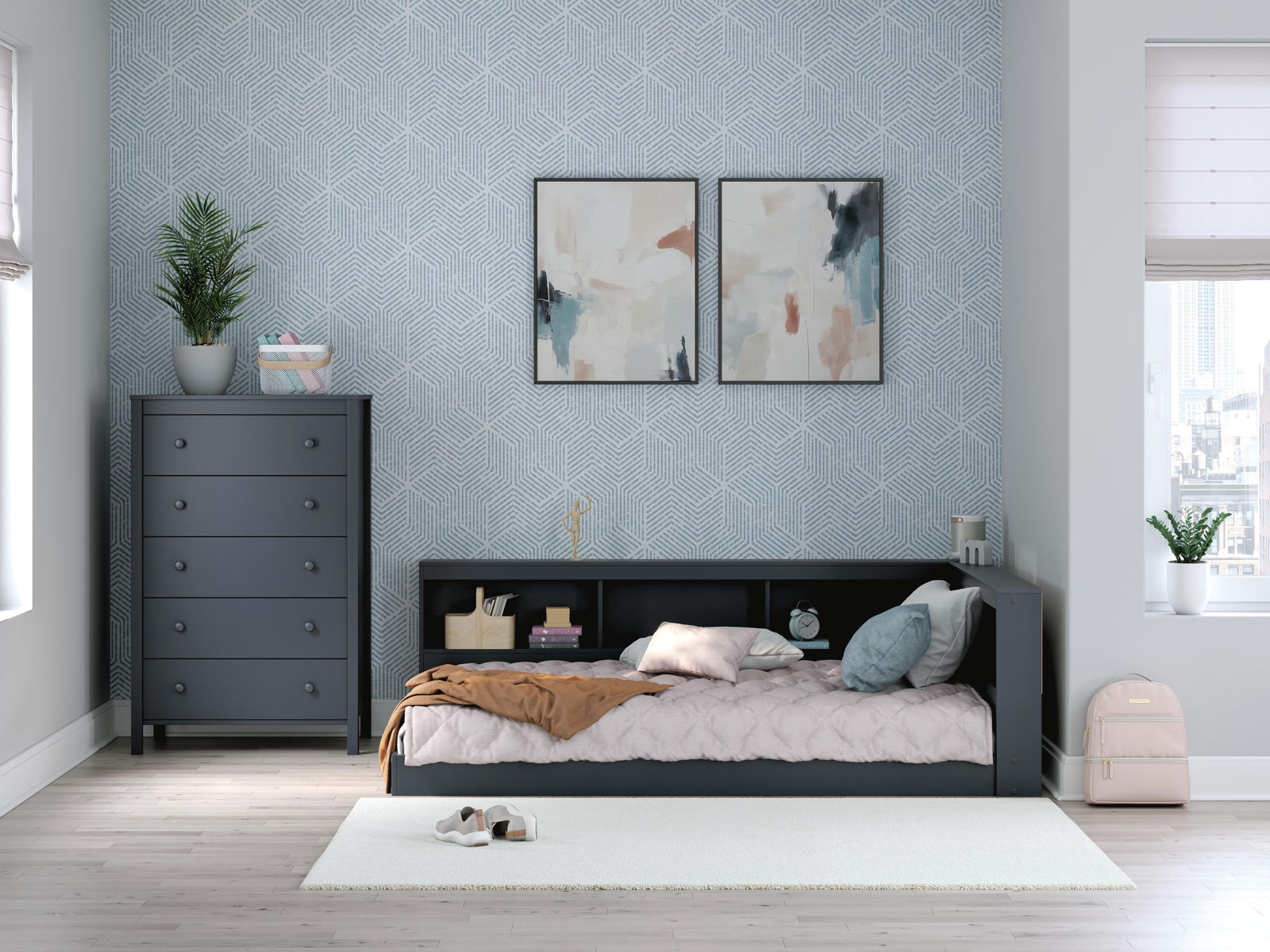 Simmenfort - Bookcase Storage Bed - Image 20